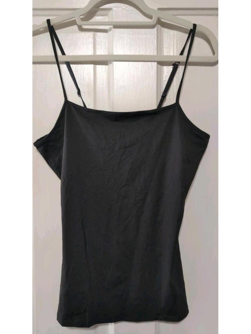 Maurices Black Nylon Spandex Blend Camisole Cami Tanktop Athletic Women's S(1333
